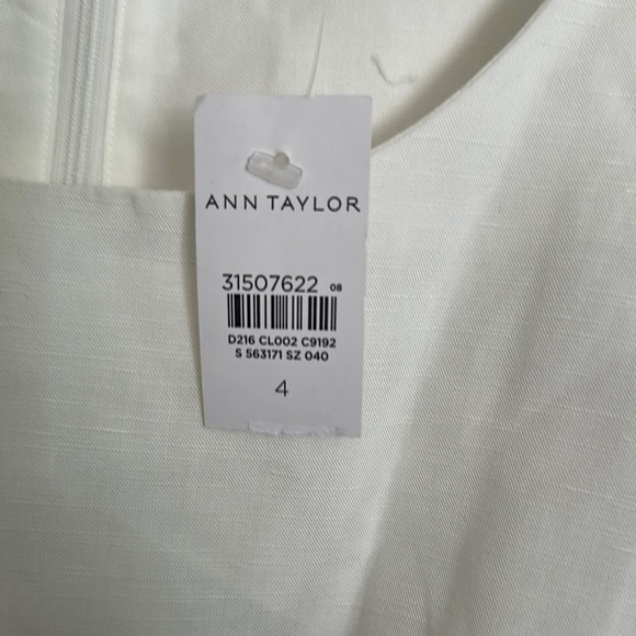 Ann Taylor Cream Puff Sleeve Sundress - Picture 6 of 8